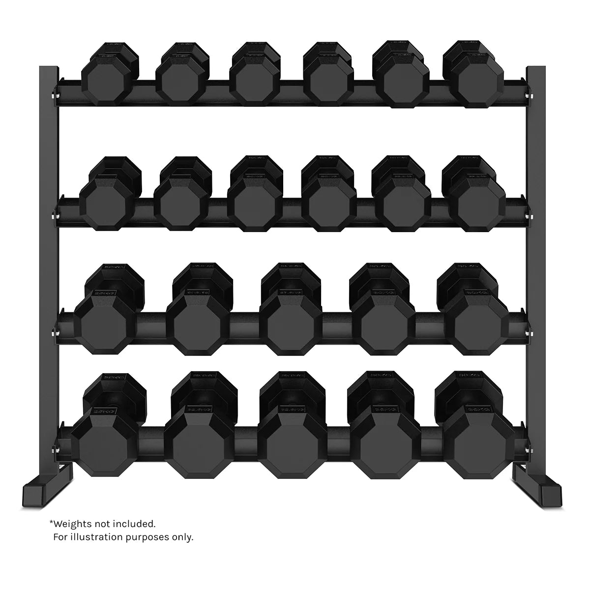 Cortex Hex Dumbbell Stand (4 Tier) - Manic Fitness
