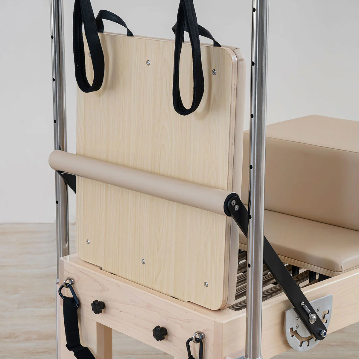 Contour Cadillac Pilates Reformer with Full Trapeze Table (Beige)