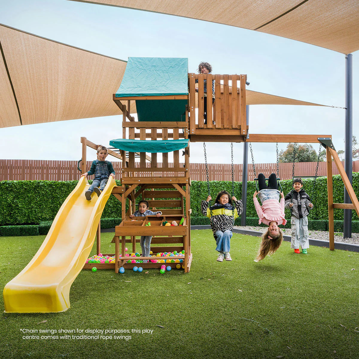 Lifespan Kids Walton Play Centre Set with 2.2m Yellow Slide