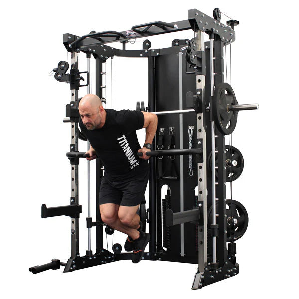 Titanium USA R100 Functional Smith Machine with Weight Stacks