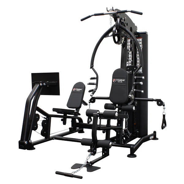 Universal home gym with leg press sale