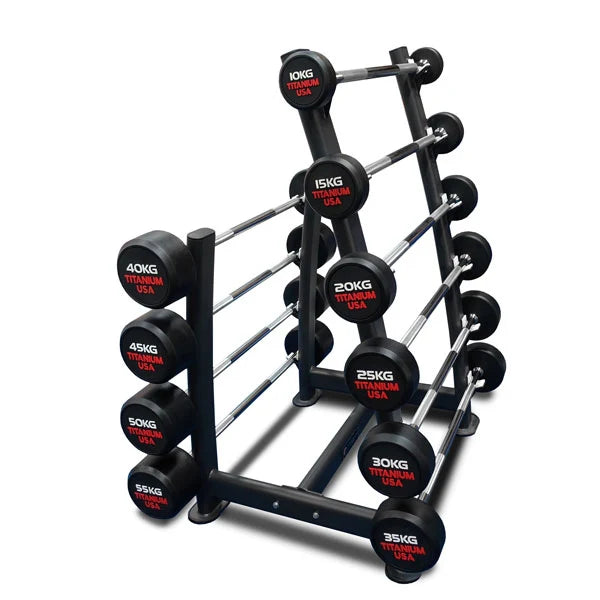 10kg-55kg Fixed Straight Bar and Rack Package