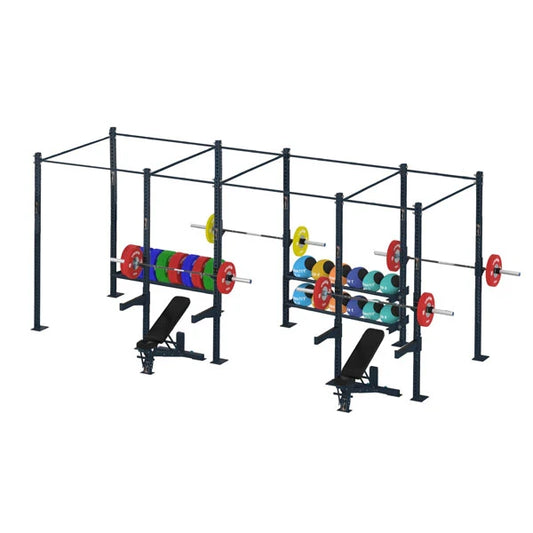 Competition Series 4 Cell Wide Rig with Storage Racks