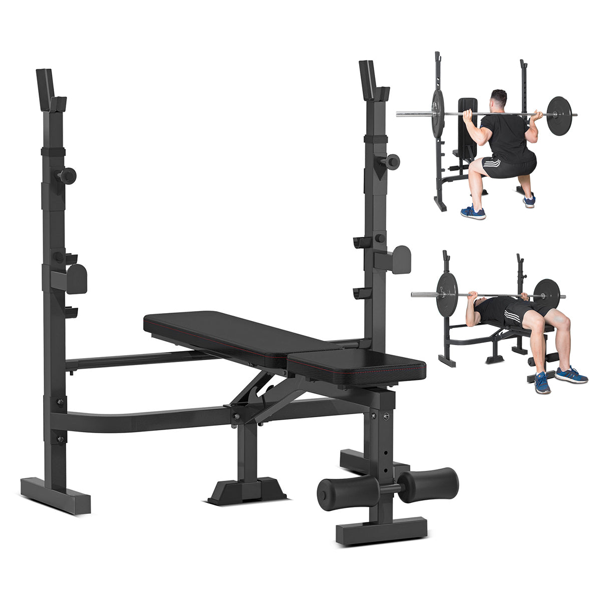 MF-4000 Multi-Function Bench Press Squat Rack