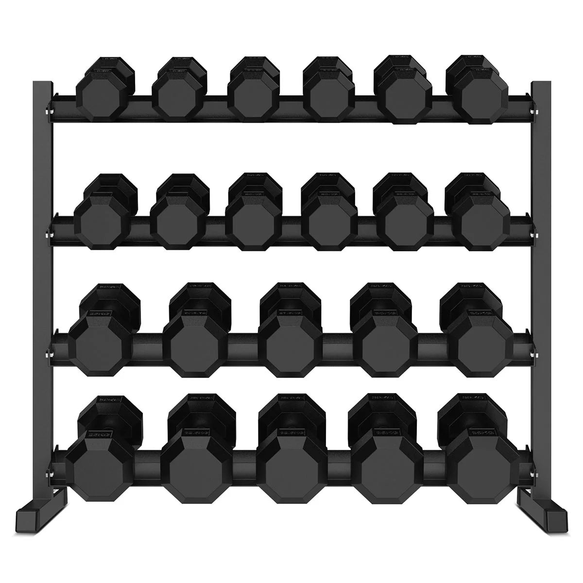 Cortex 495kg Hex Dumbbell Set 10kg-35kg (11 pairs) - Manic Fitness