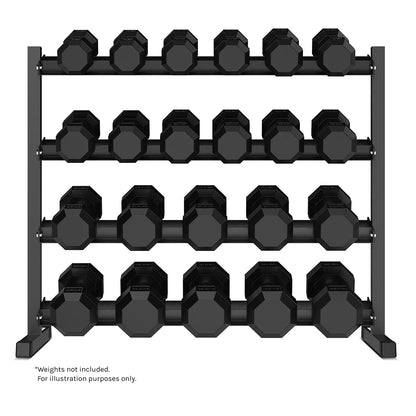Cortex Hex Dumbbell Stand (4 Tier) - Manic Fitness