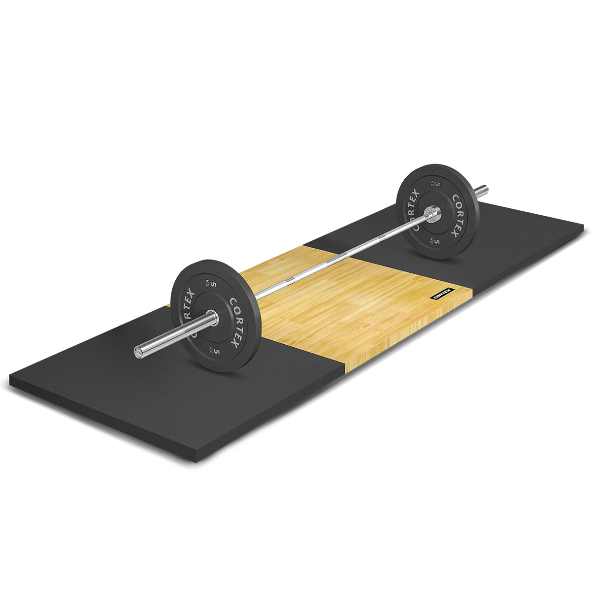 CORTEX 3m x 1m 50mm Weightlifting Platform with Dual Density Mats Set