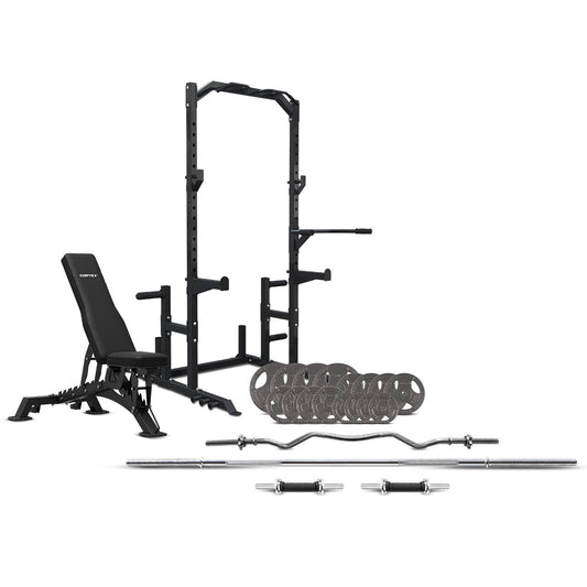 CORTEX PR-2 Half Rack with 90kg Tri-Grip Plates + BN-9 Bench + Barbell Package