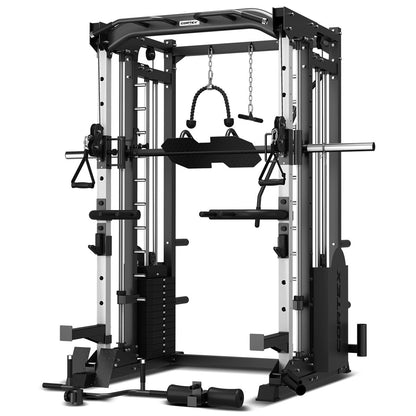 CORTEX SM-25 6-in-1 Power Rack with Smith & Cable Machine