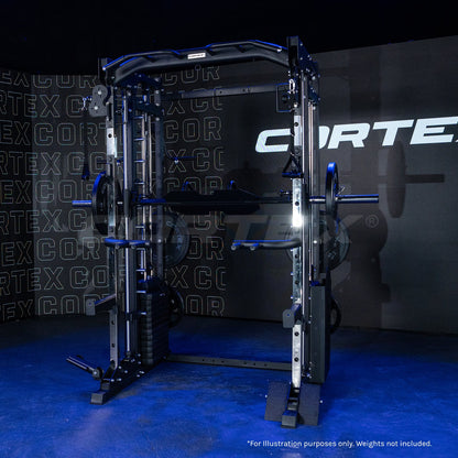 CORTEX SM-25 6-in-1 Power Rack with Smith & Cable Machine