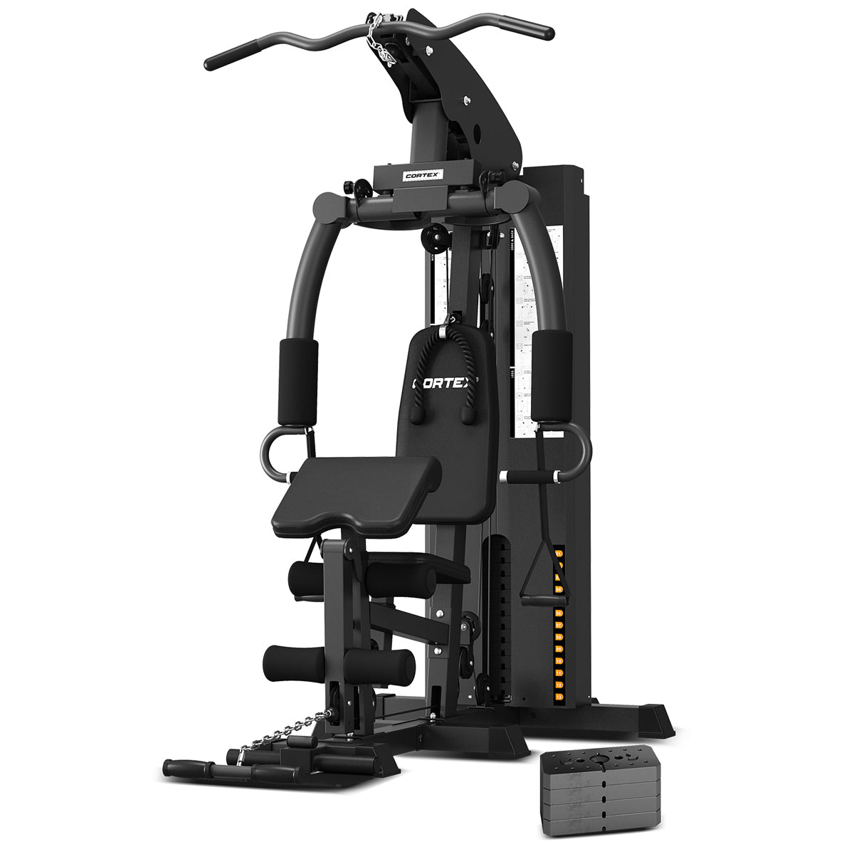 CORTEX SS3 Single Station Multi-Function Home Gym with Integrated Front/Rear Fly with Upgraded 96kg Weight Stack