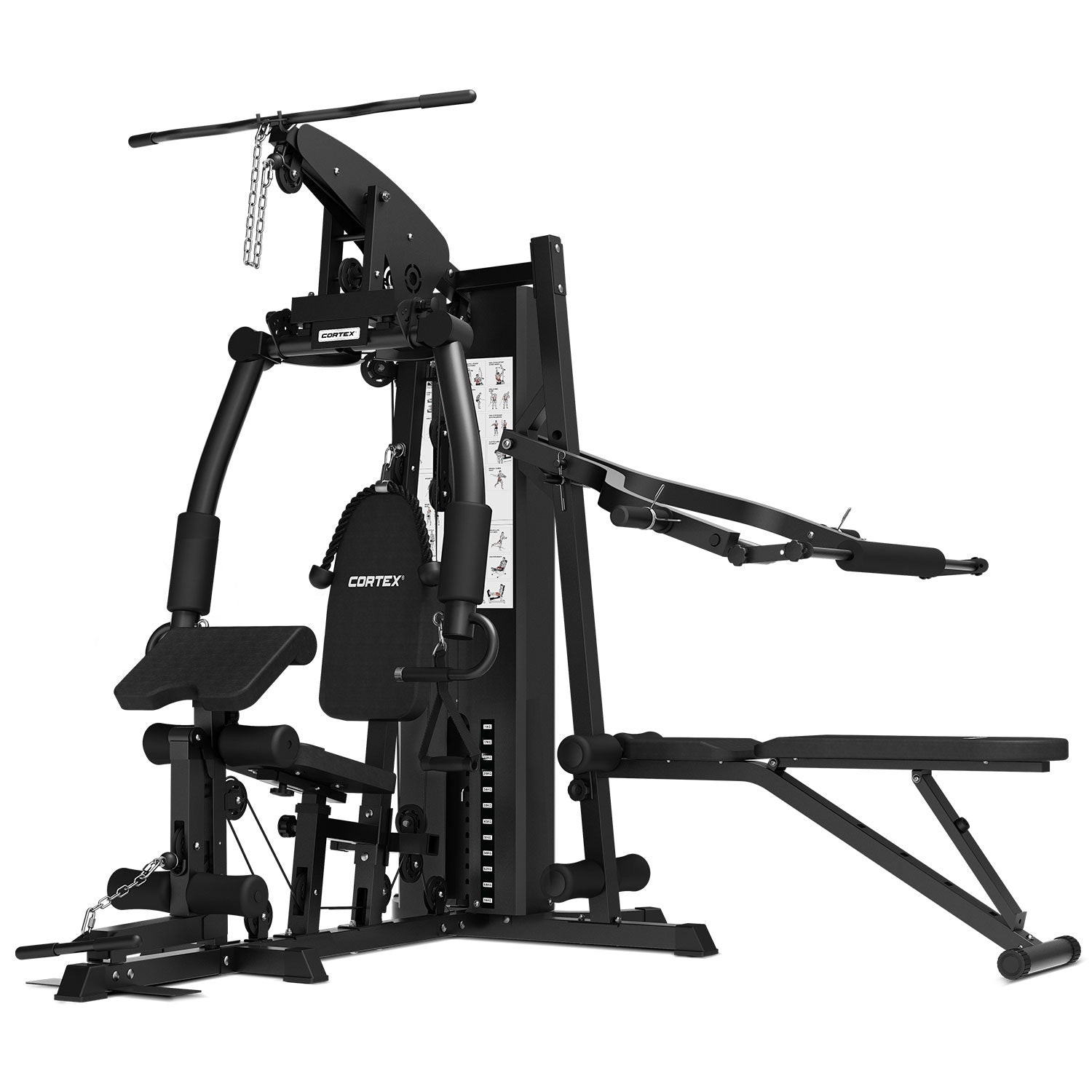 Cortex SS4 Functional Home Gym + Chest & Squat Station