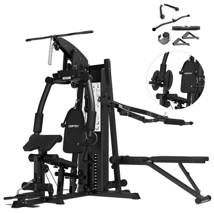 Cortex SS4 Functional Home Gym + Chest & Squat Station