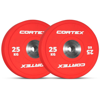 CORTEX 25kg Competition Bumper Plates (Pair)