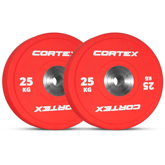 CORTEX 25kg Competition Bumper Plates (Pair)