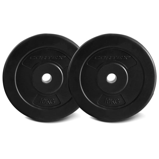 CORTEX 10KG EnduraShell Weight Plate 25mm (2 Pack)