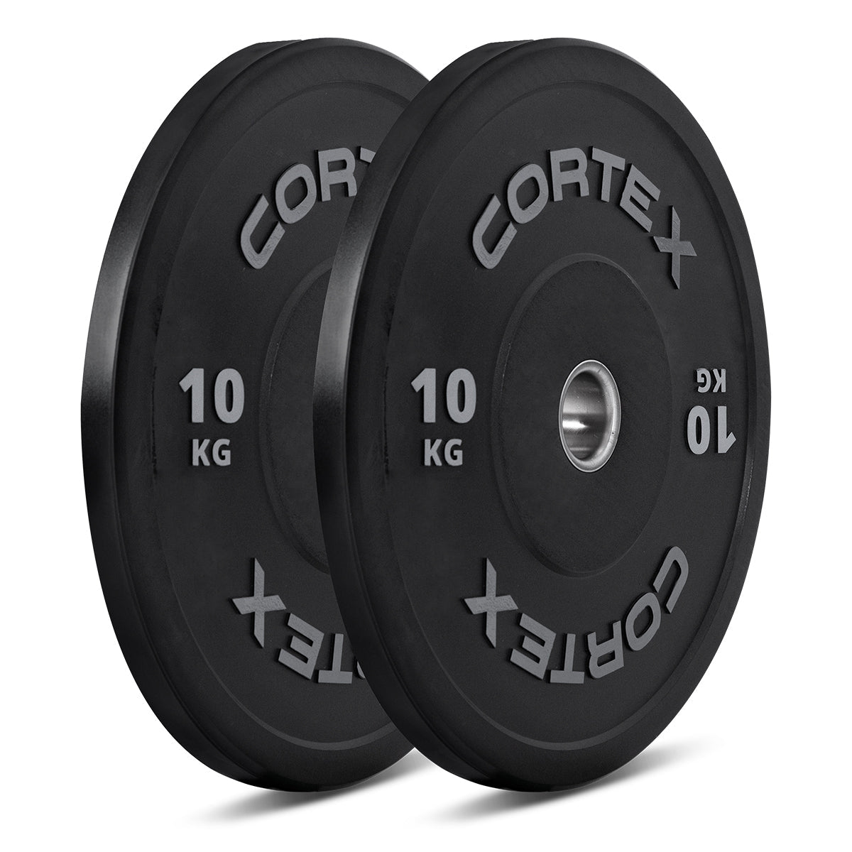 CORTEX 10kg Black Series V2 Bumper Plate (Pair)