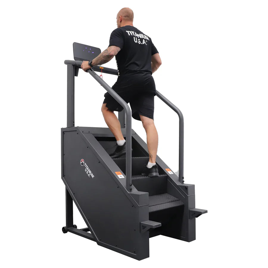 Titanium USA Predator Commercial Stair Climber LED Console