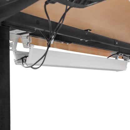 ErgoDesk Automatic Standing Desk 1500mm (Oak) + Cable Management Tray