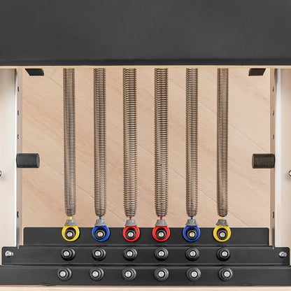 Contour Cadillac Pilates Reformer with Full Trapeze Table (Black)