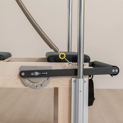 Contour Cadillac Pilates Reformer with Full Trapeze Table (Black)