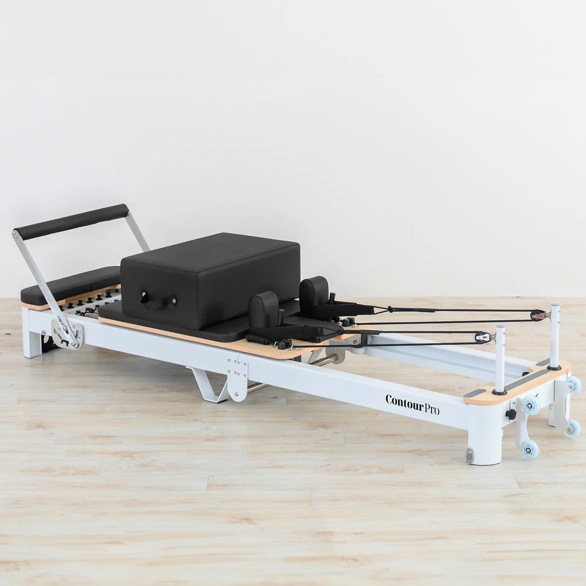 Contour Pro Folding Aluminium Pilates Reformer Machine (Black)