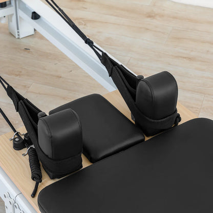 Contour Pro Folding Aluminium Pilates Reformer Machine (Black)