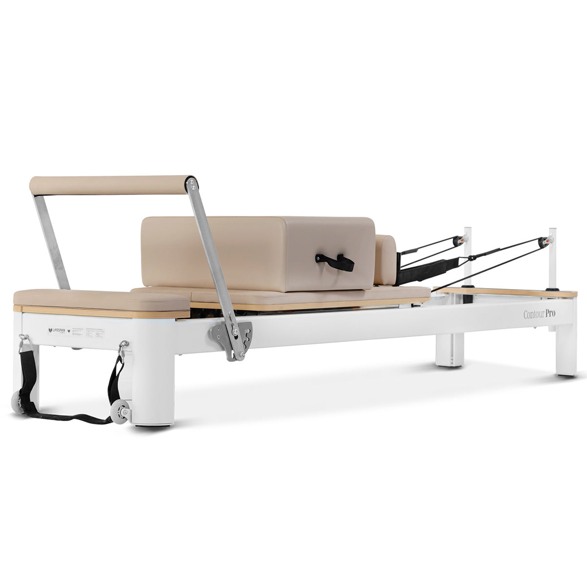 Contour Pro Aluminium Pilates Reformer Machine (Beige)