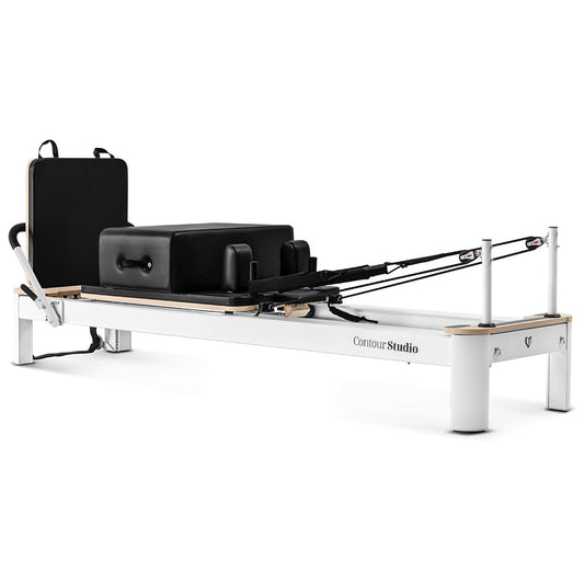 Contour Studio Commercial Pilates Reformer Machine (Black)