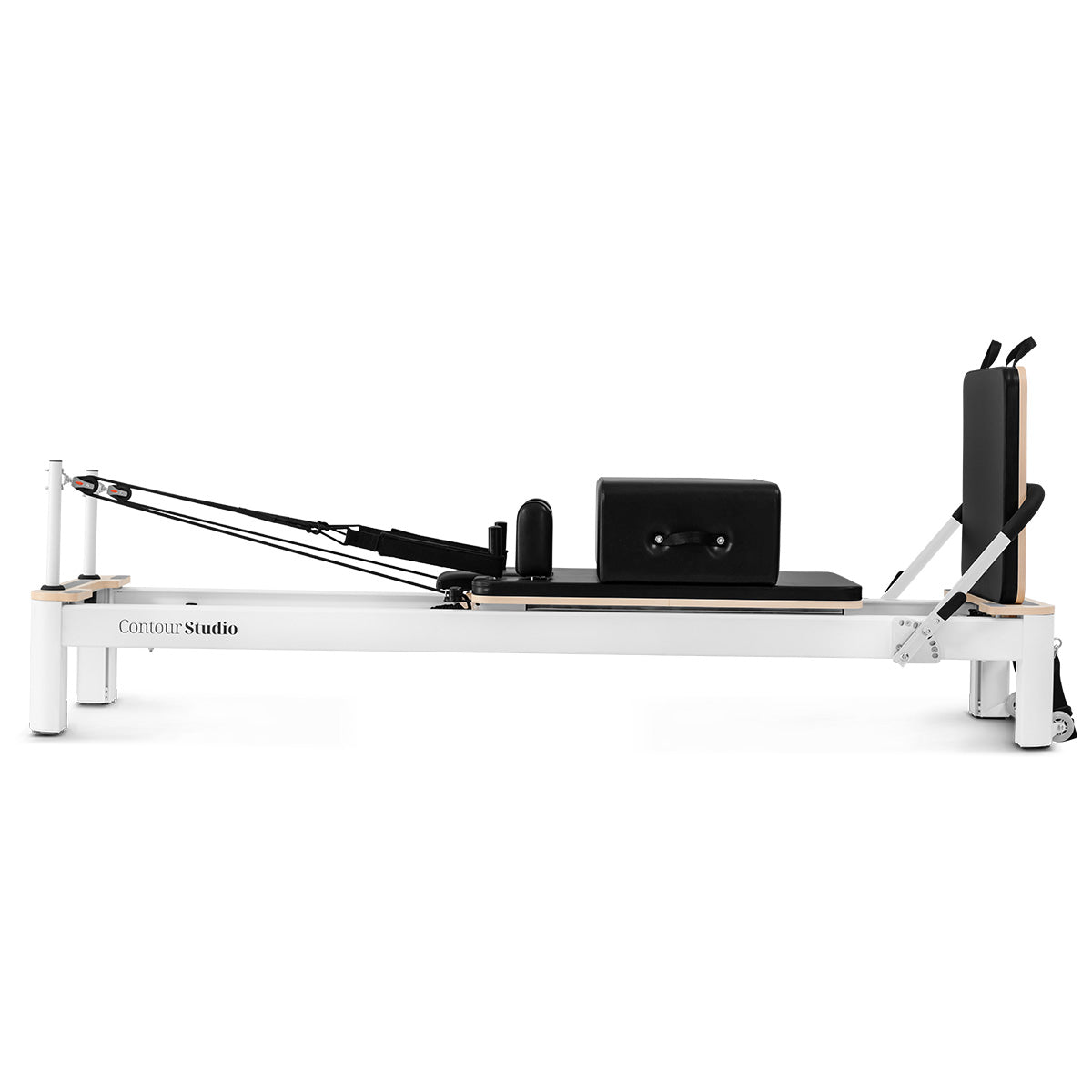 Contour Studio Commercial Pilates Reformer Machine (Black)