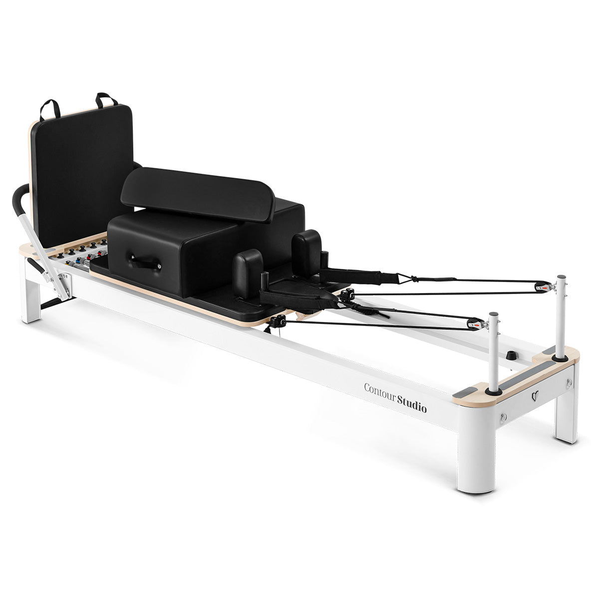 Contour Studio Commercial Pilates Reformer Machine (Black)