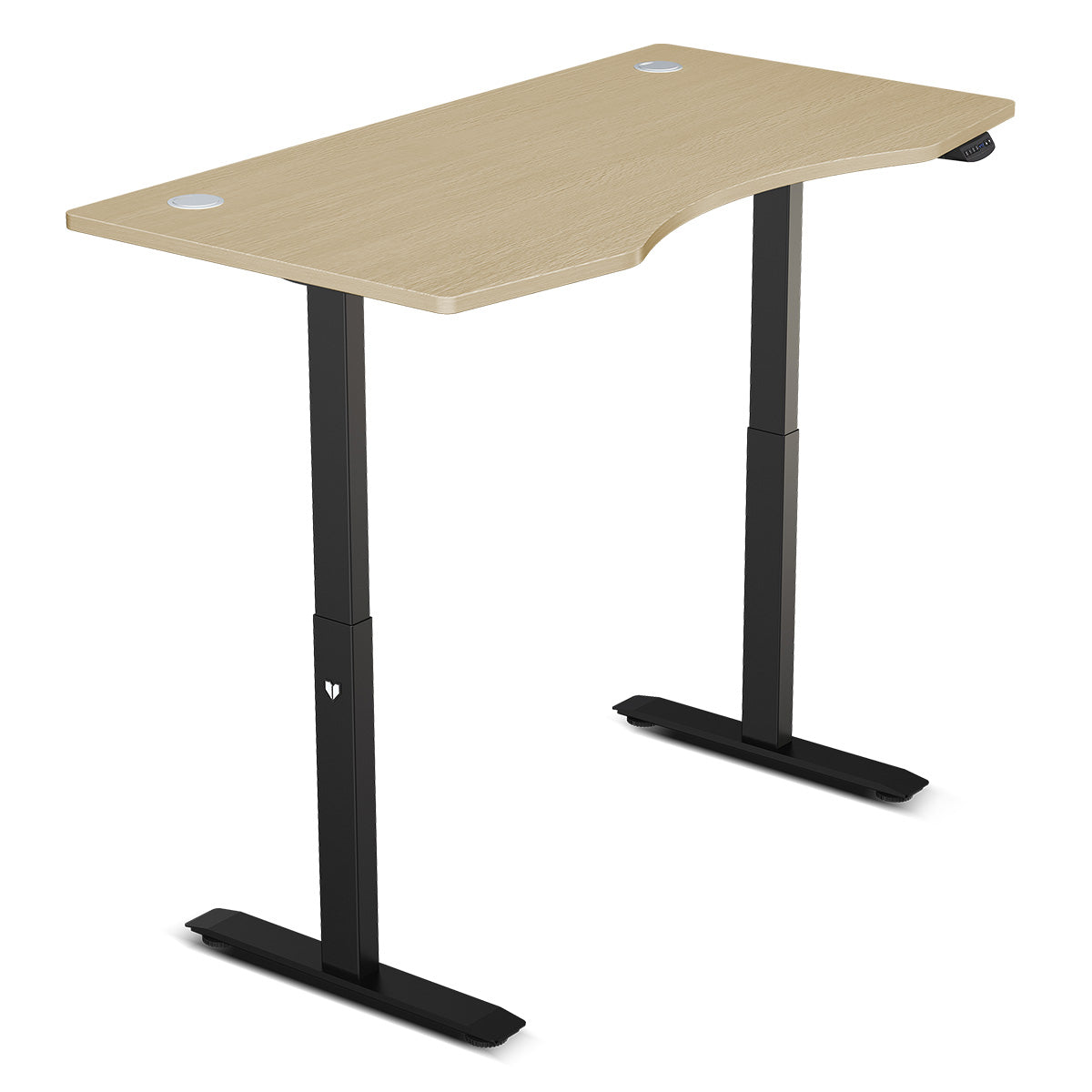 V-FOLD Treadmill with ErgoDesk Automatic Standing Desk 1500mm in Oak