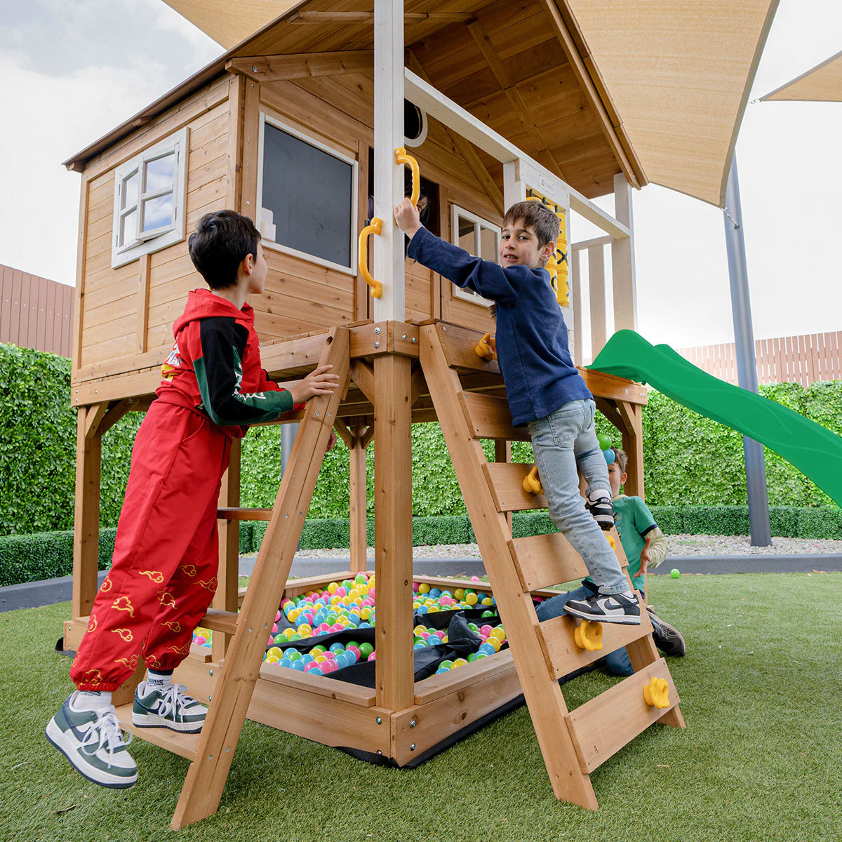 Lifespan Kids Warrigal Cubby House - Green Slide