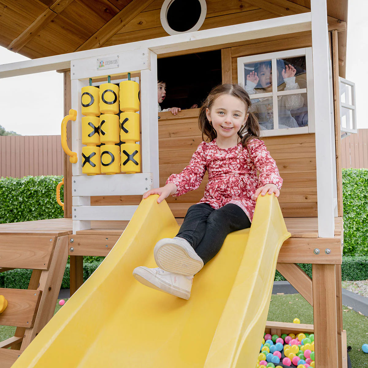 Lifespan Kids Warrigal Cubby House - Yellow Slide