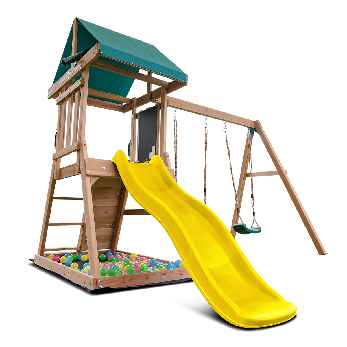 Lifespan Kids Greenvale Play Centre with 1.8m Yellow Slide
