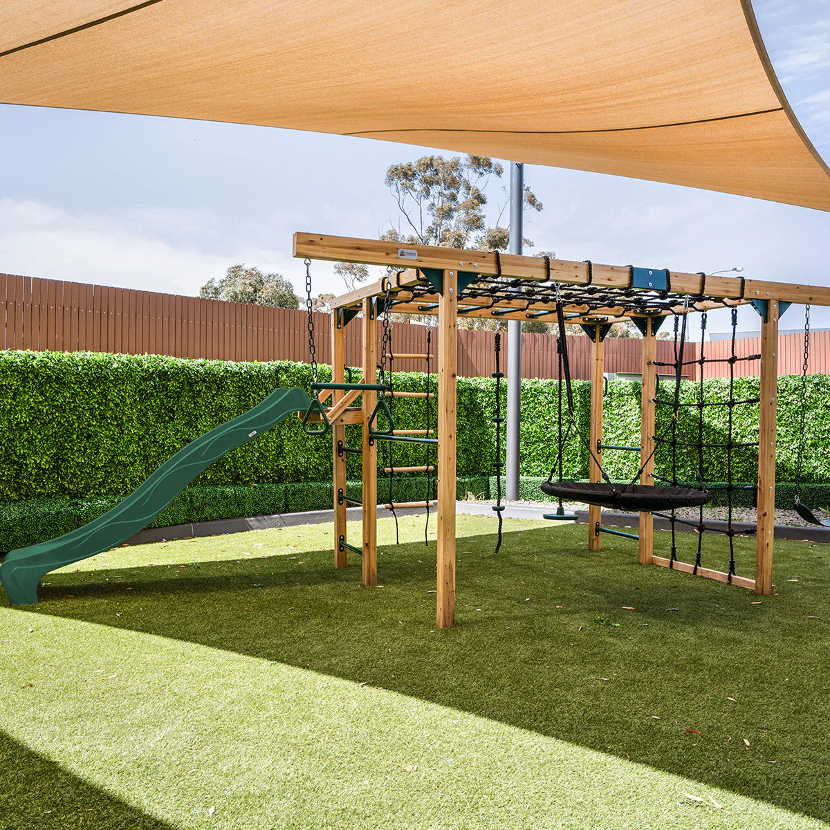 Lifespan Kids Orangutan Climbing Cube Jungle Gym Play Centre + Green Slide