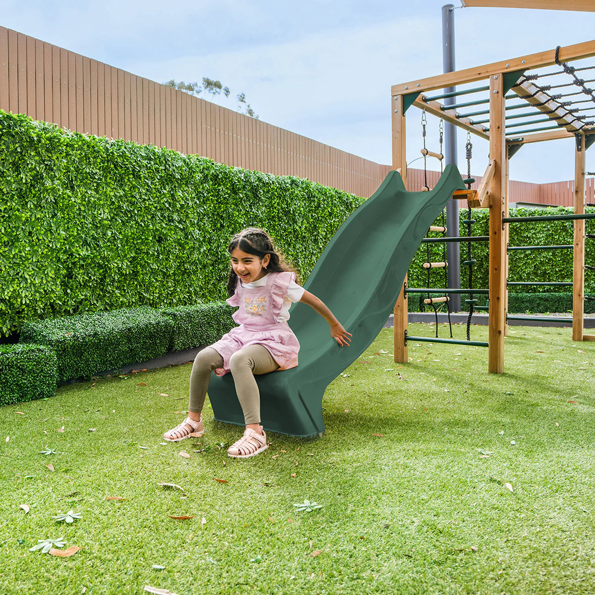 Lifespan Kids Orangutan Climbing Cube Jungle Gym Play Centre + Green Slide