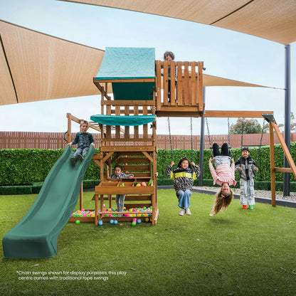 Lifespan Kids Walton Play Centre Set with 2.2m Green Slide