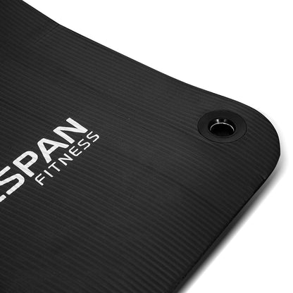 Lifespan Fitness Exercise Mat Black 15mm