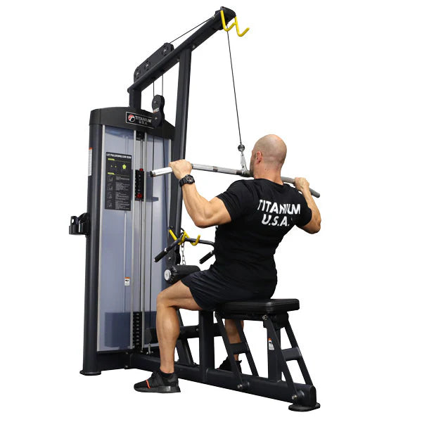 Titanium USA Platinum Dual Series Lat Pulldown Seated Row