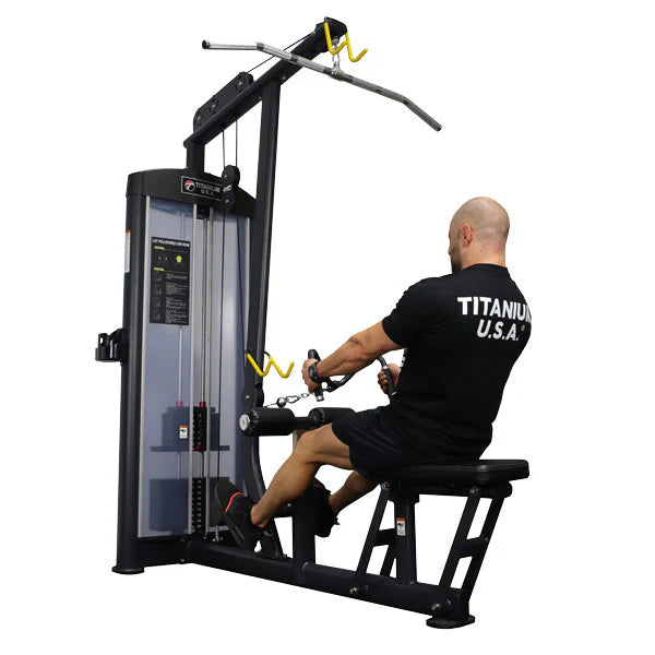 Titanium USA Platinum Dual Series Lat Pulldown Seated Row
