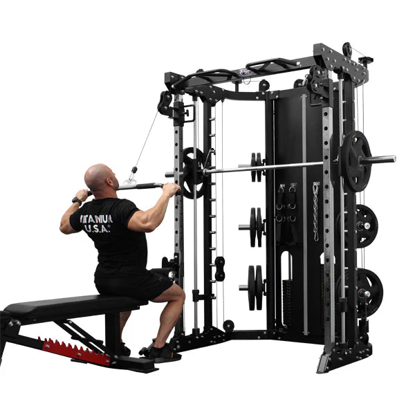 Titanium USA R100 Functional Smith Machine with Weight Stacks