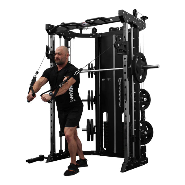 Titanium USA R100 Functional Smith Machine with Weight Stacks