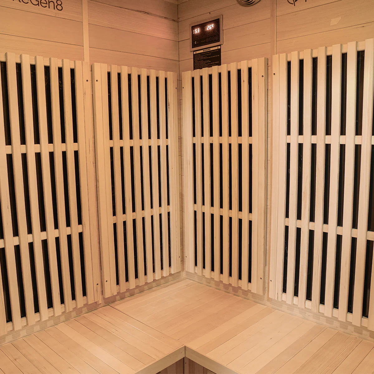 Regen8 Quadro Corner - 4 Person Infrared Sauna