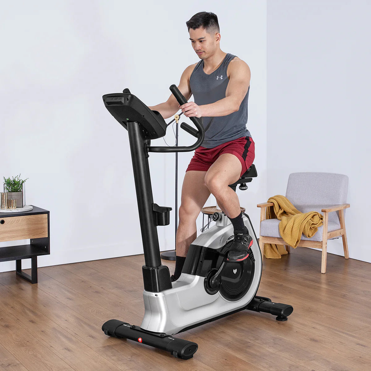 Programmable exercise bike sale