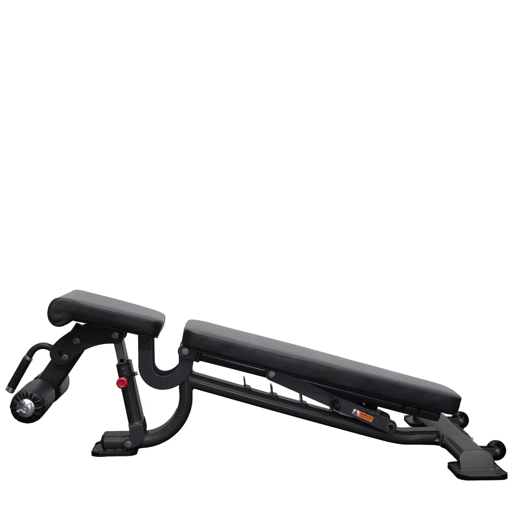 Commercial Flat Incline Decline Bench with Wheels
