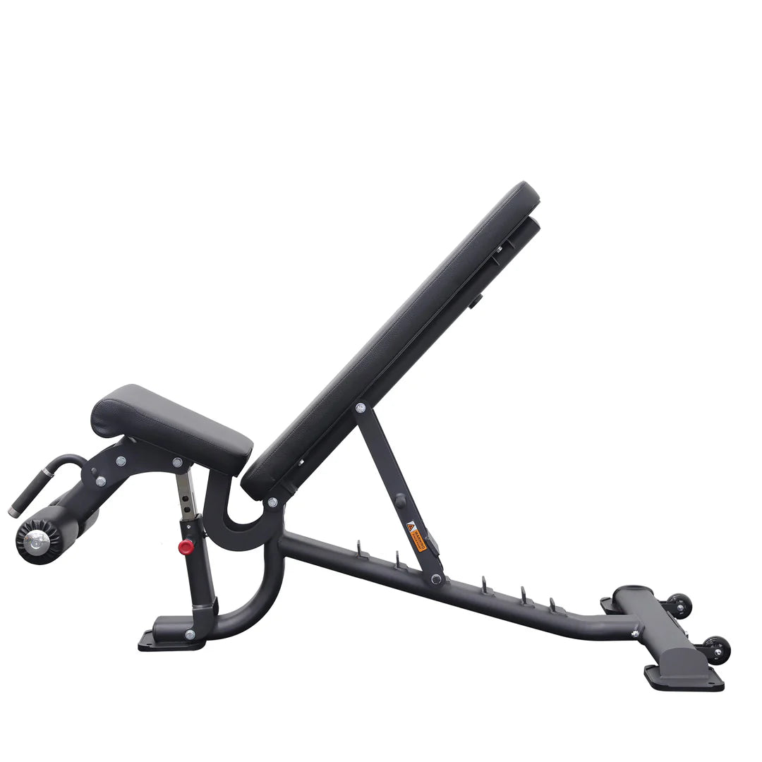 Commercial Flat Incline Decline Bench with Wheels