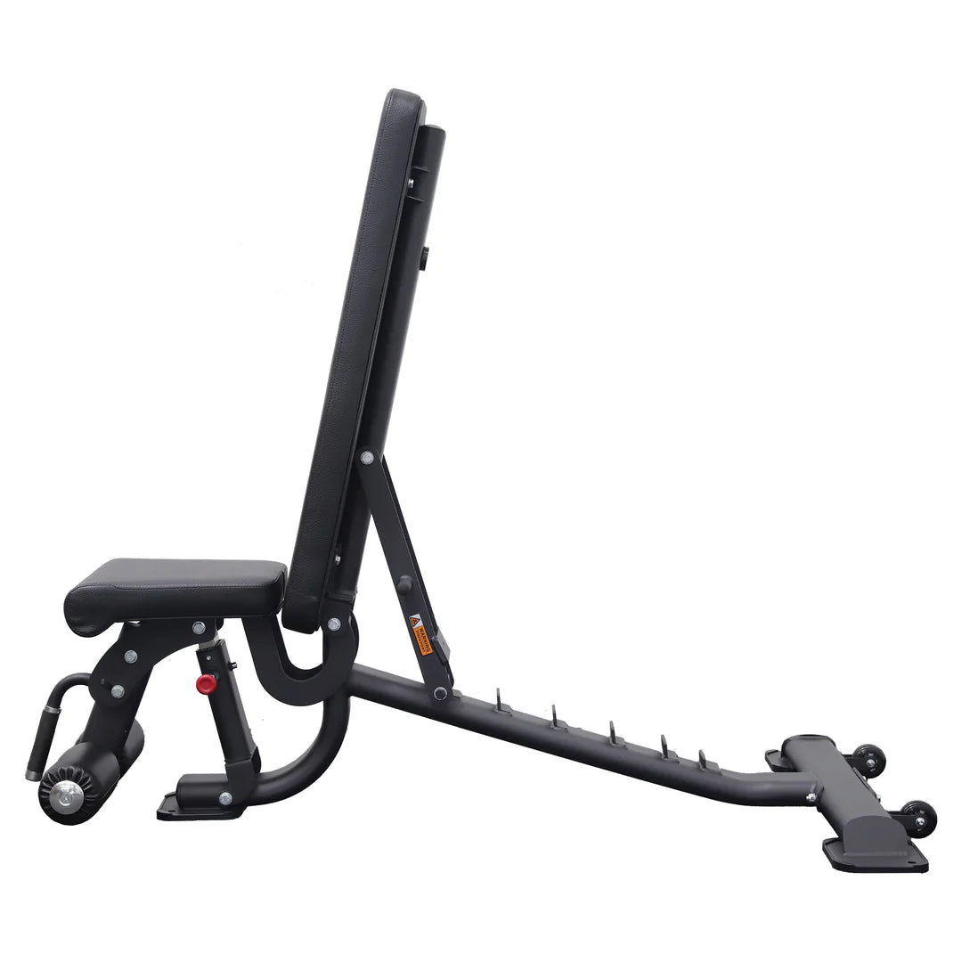Commercial Flat Incline Decline Bench with Wheels
