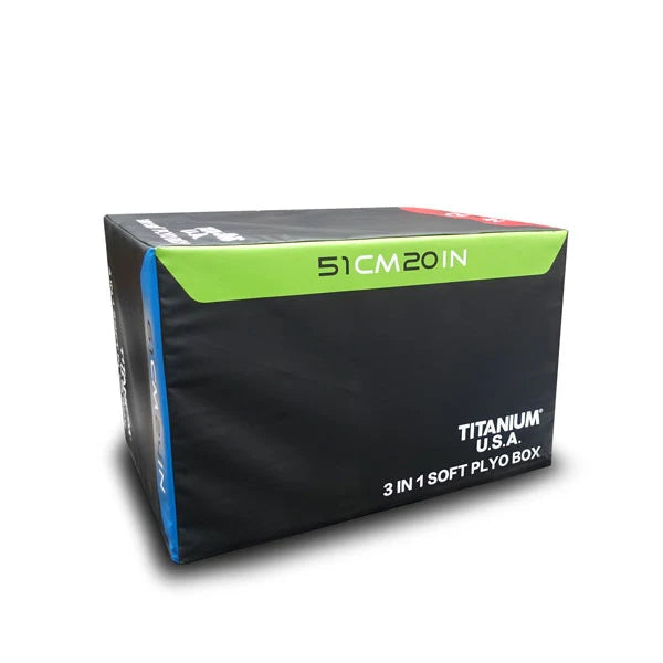 Titanium USA 3 way Foam Plyometric Box