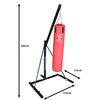 Dimensions - Mani Single Boxing Bag Stand - Manic Fitness